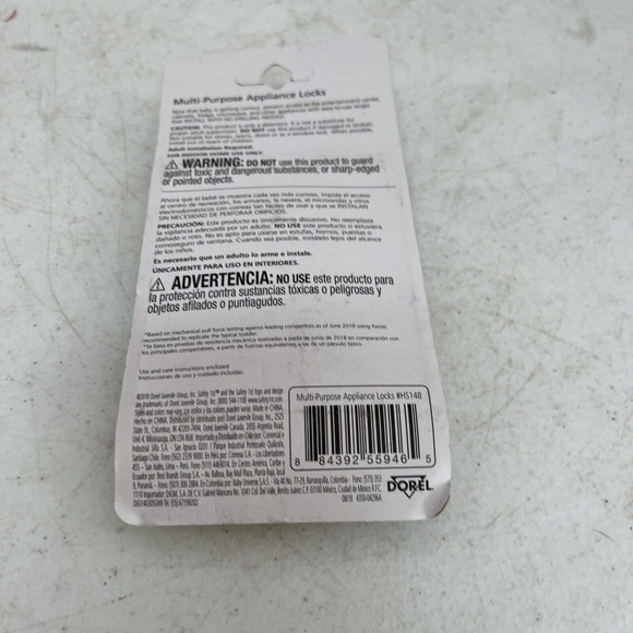 Safety 1st Multi-Purpose Refrigerator Microwave Dishwasher Appliance Lock 2 Pack - Picture 6 of 6